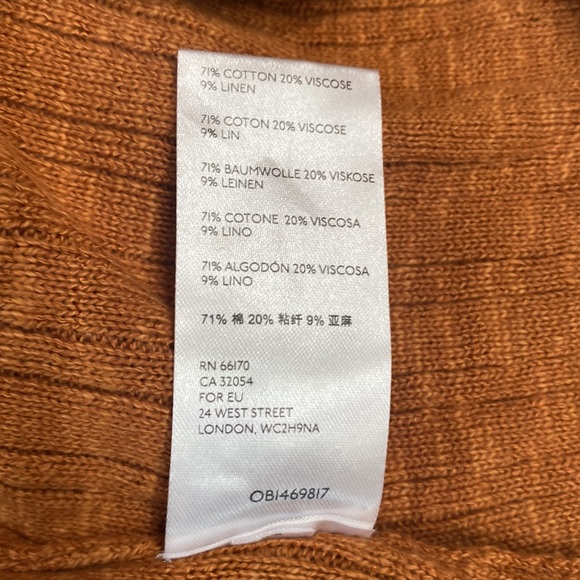 (A8) NEW FP BEACH Mary One-Shoulder Sweater Color: (Bran), Size Large, NWOT - Picture 7 of 9